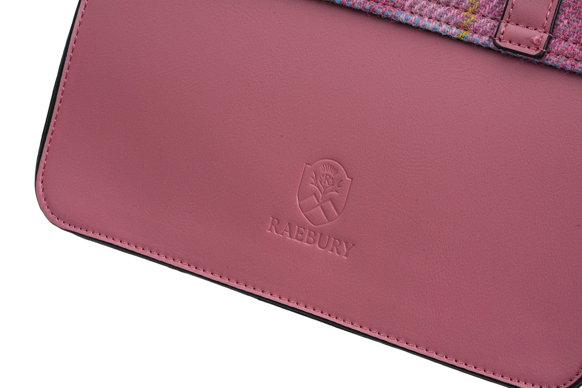 Raebury Harris Tweed Medium Satchel Bag (Macleod Tartan)