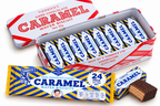 Tunnock's Caramel Wafer Biscuit Storage Tin - Holds 24 Wafers (Dark Chocolate)