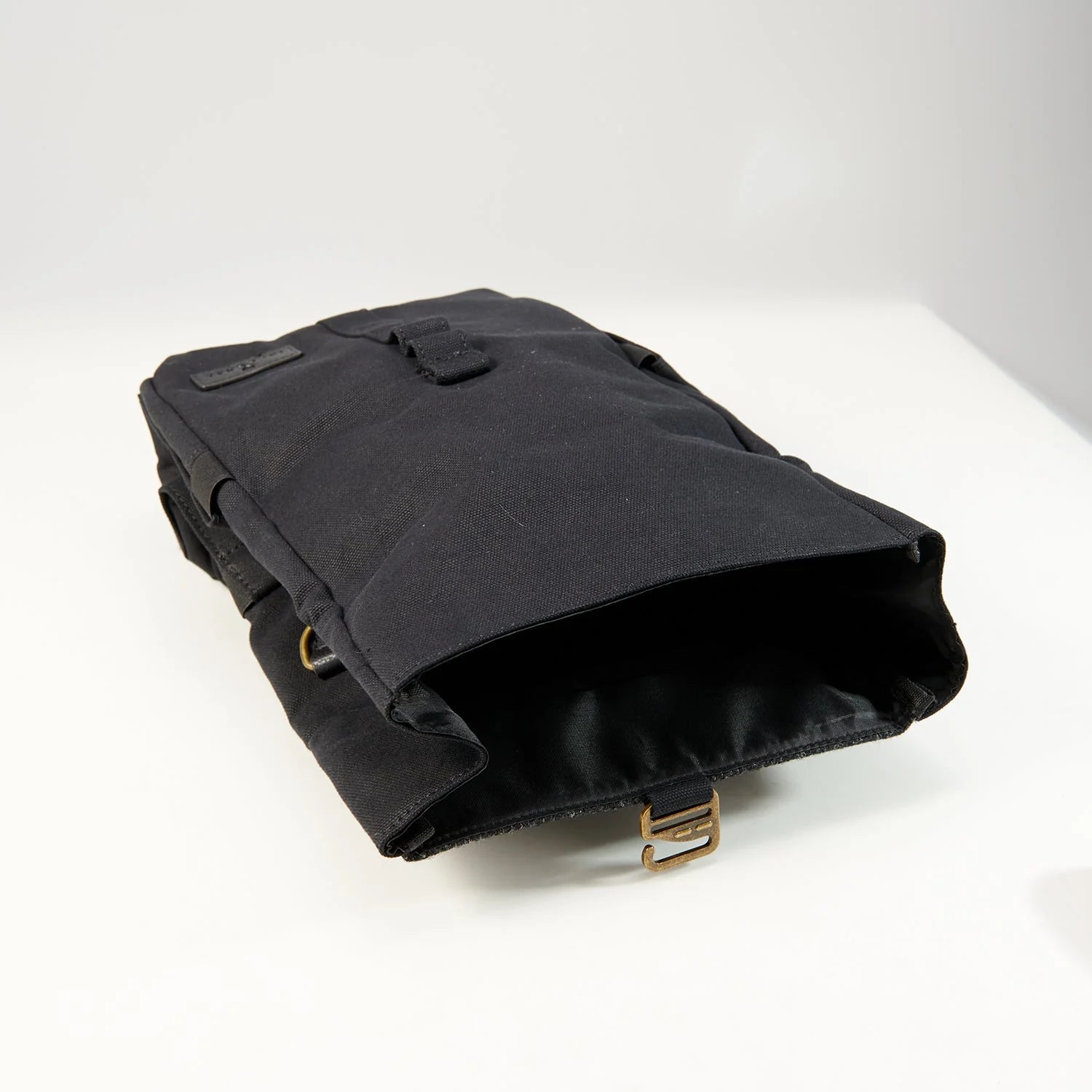 Islander Canvas Harris Tweed Lunch Bag (Black Herringbone)