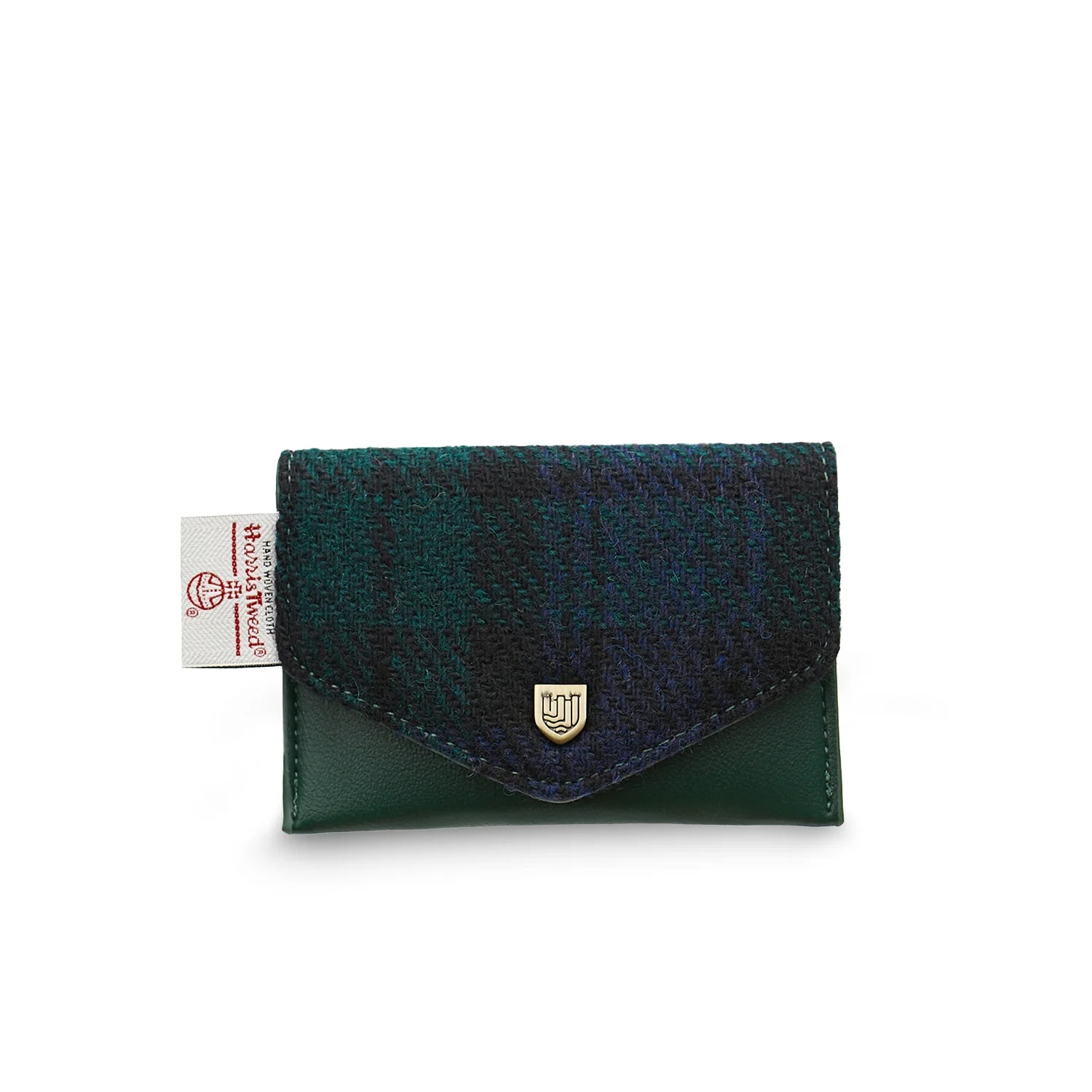 Islander Card Wallet Made With Harris Tweed Black Watch Tartan | Harris Tweed Scotland