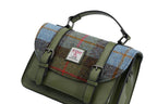 Raebury Harris Tweed Medium Satchel Bag (Macleod Tartan)