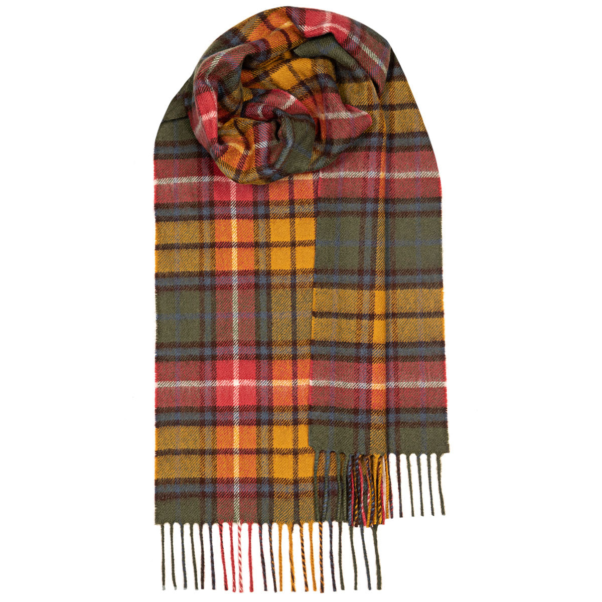 Lochcarron of Scotland Lambswool Tartan Scarf - Buchanan Antique