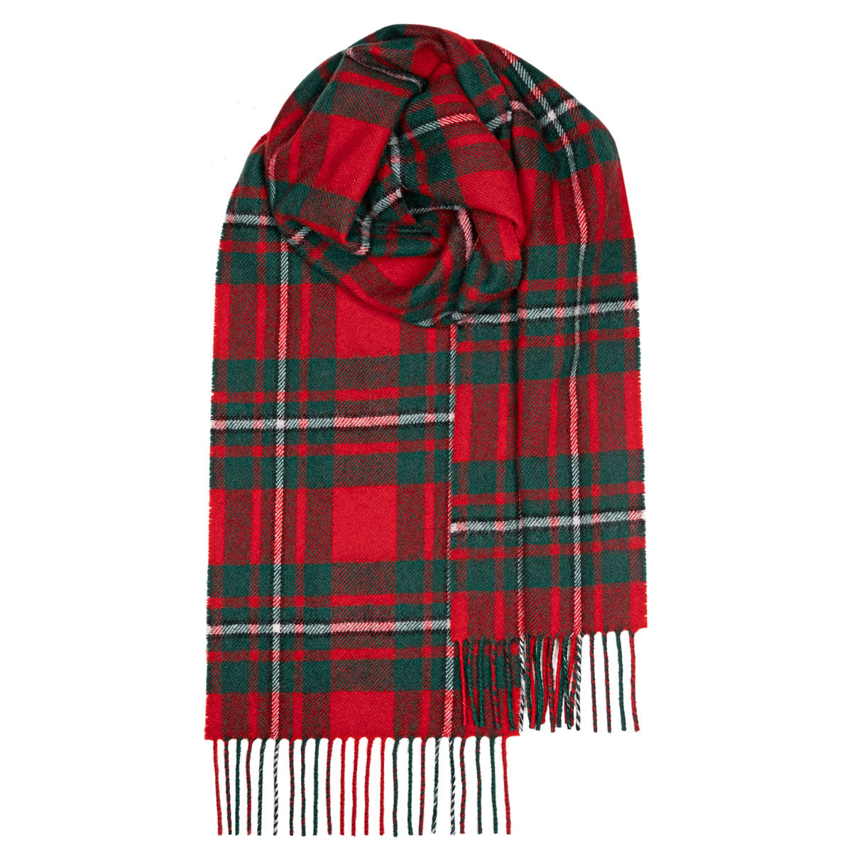 Lochcarron of Scotland Lambswool Tartan Scarf - MacGregor Modern