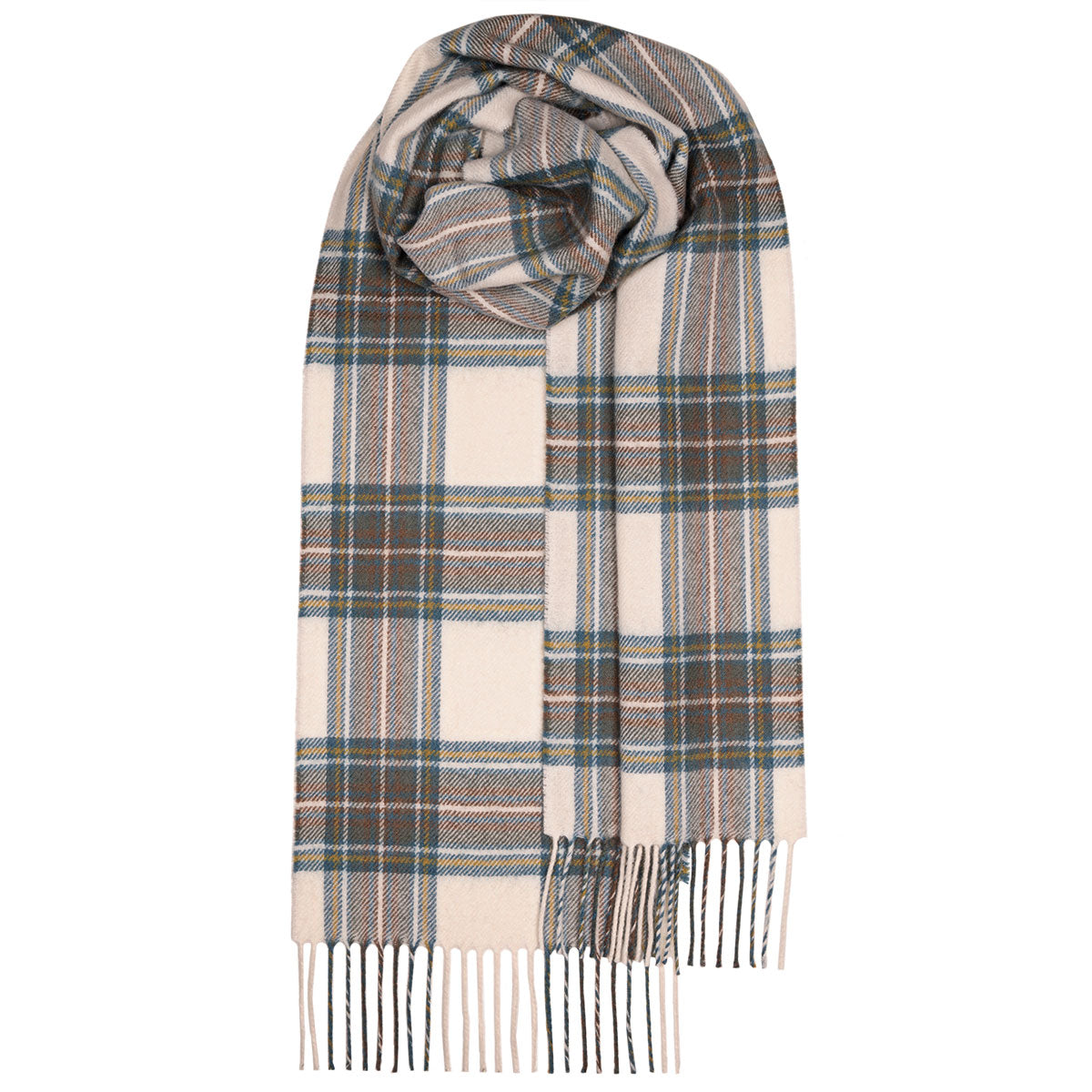 Lochcarron of Scotland Lambswool Tartan Scarf - Stewart Blue Dress