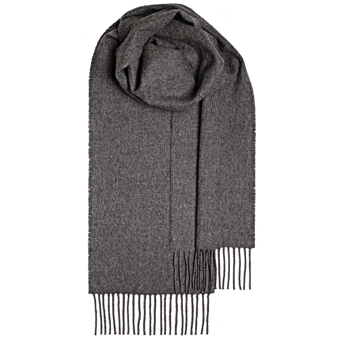 Lochcarron of Scotland Lambswool Tartan Scarf - Steel