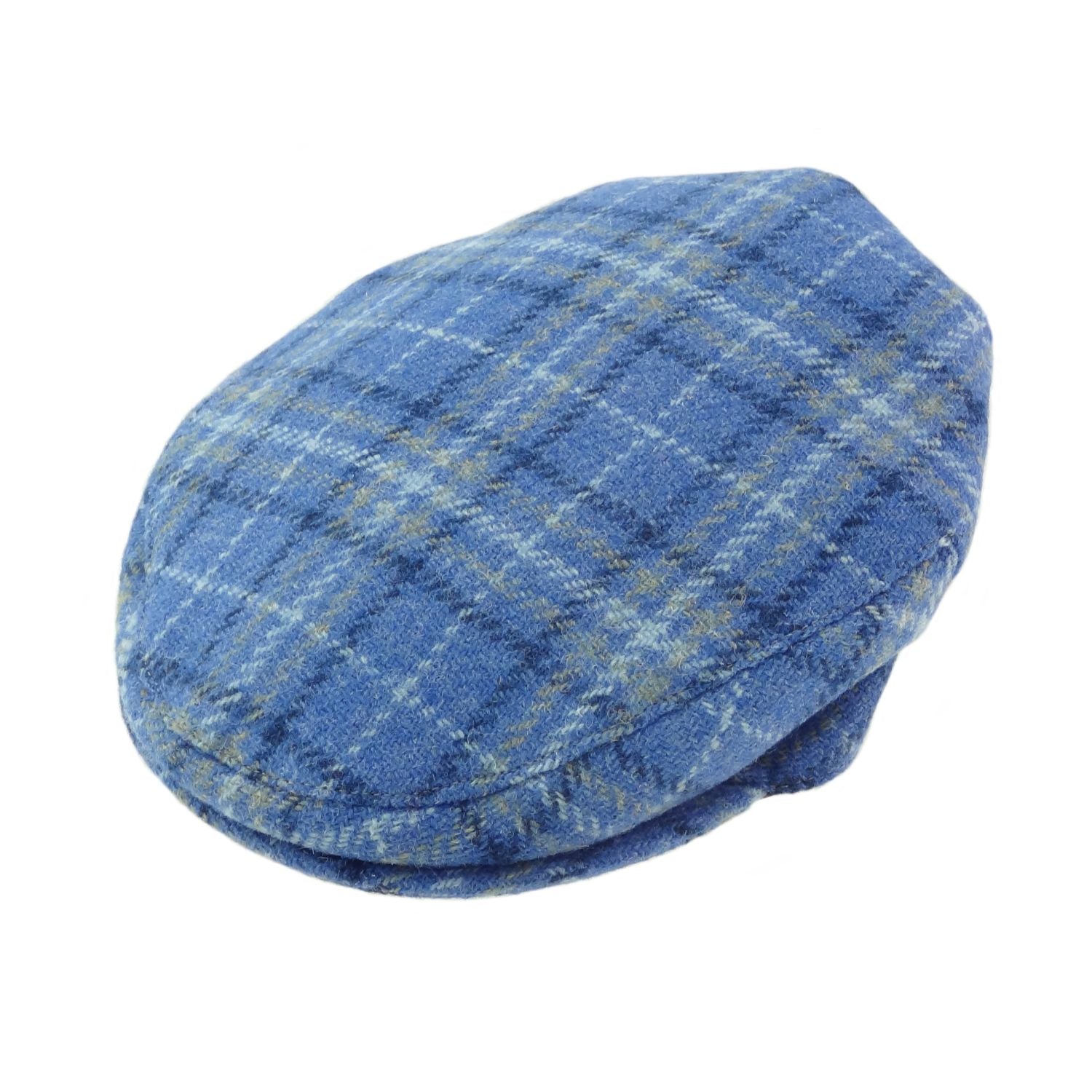Ladies One Size Harris Tweed Flat Cap - COL129