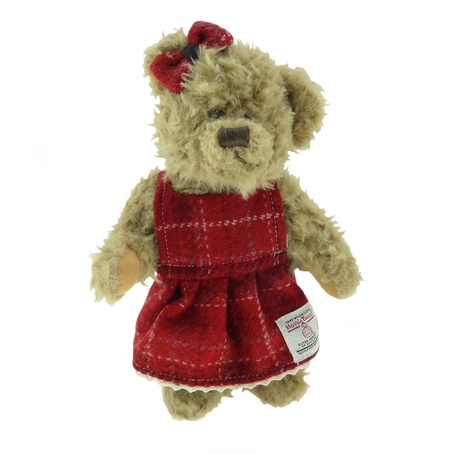 Girl Childs Teddy Bear with Harris Tweed Clothing - COL102