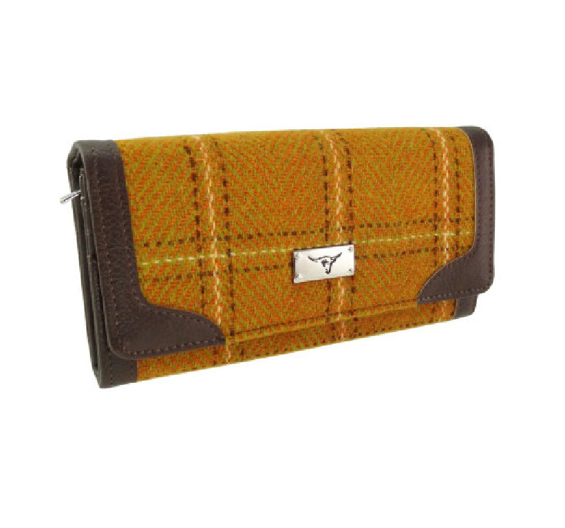 Harris Tweed Bute Long Purse - COL130 | Harris Tweed Scotland