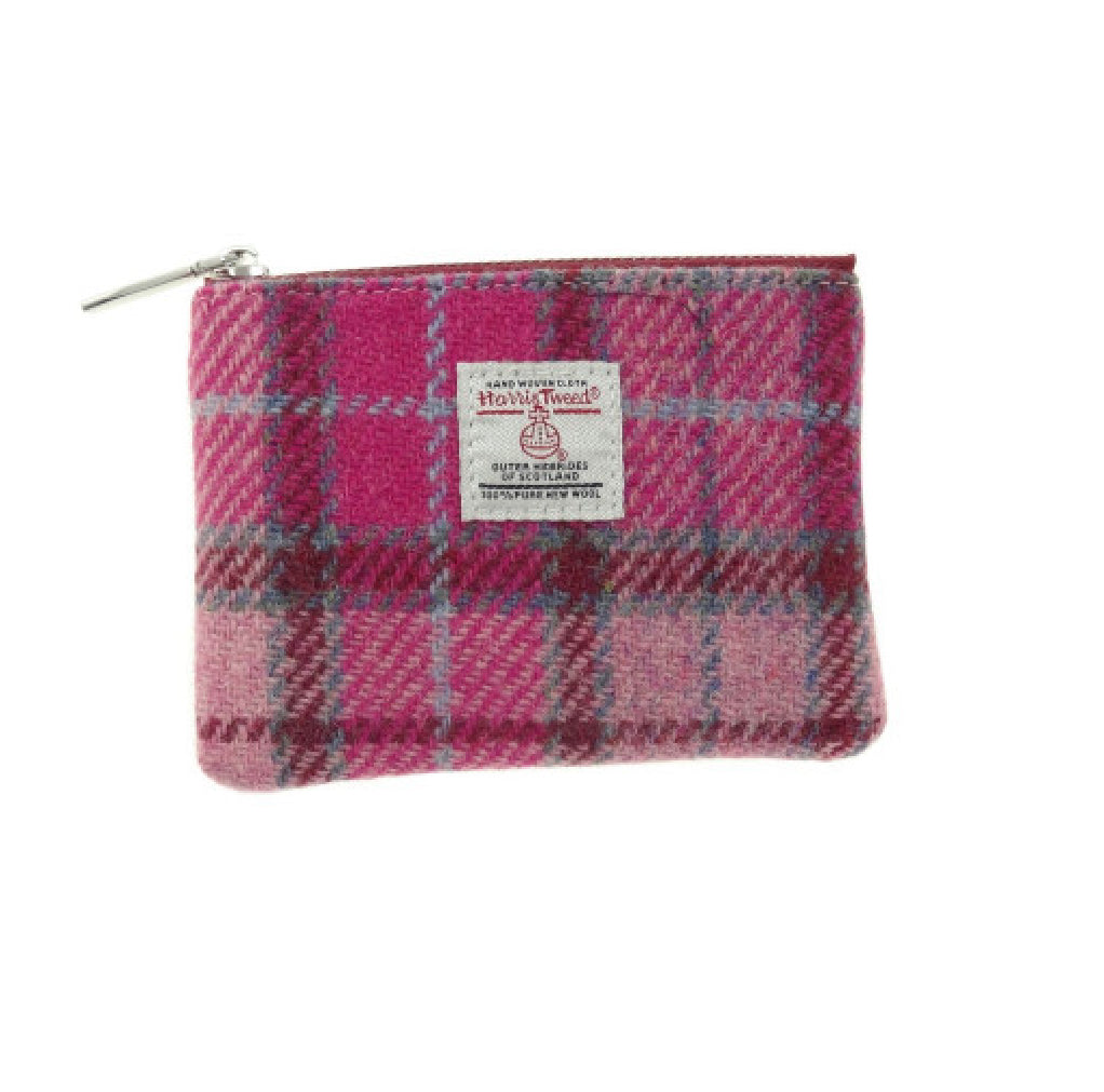Harris Tweed 'Eriskay' Small Zip Pouch - COL138 | Harris Tweed Scotland