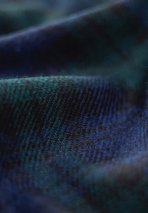 Harris Tweed Black Watch Cloth Fabric | Harris Tweed Scotland