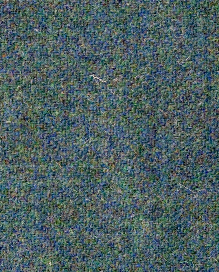 Harris Tweed Teal Mix Cloth Fabric – Image 2 | Harris Tweed Scotland