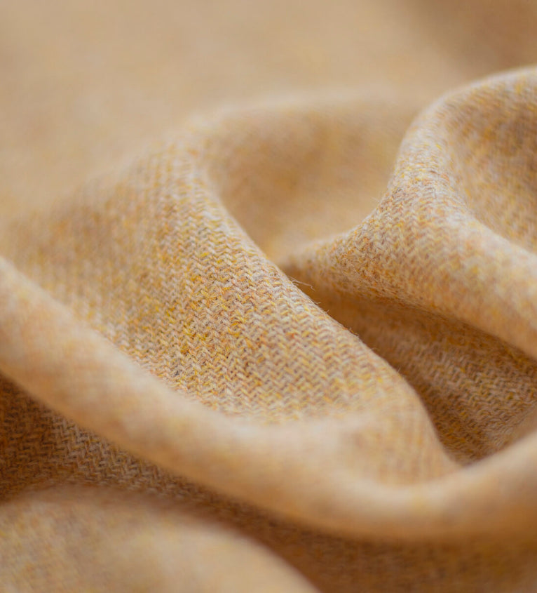 Harris Tweed Golden Sand Cloth Fabric | Harris Tweed Scotland