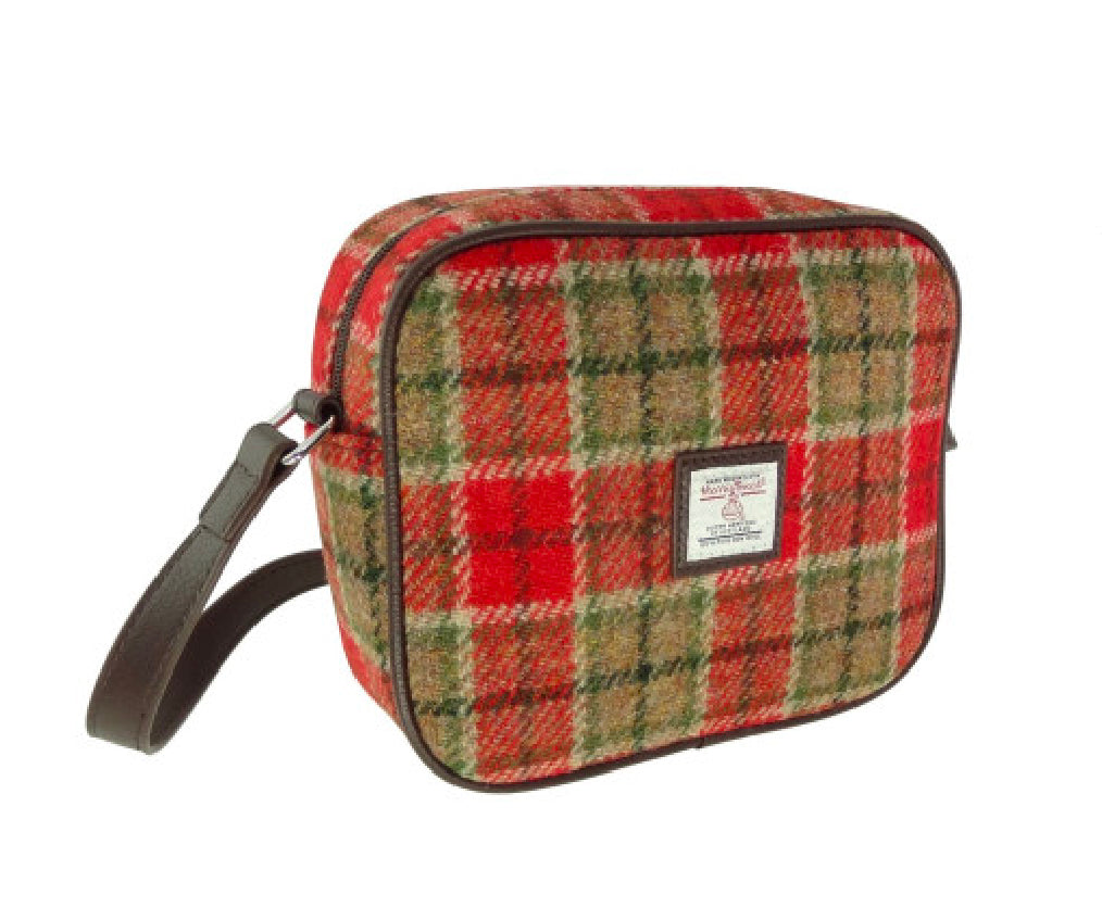 Harris Tweed Almond Square Mini Handbag - COL141 | Harris Tweed Scotland
