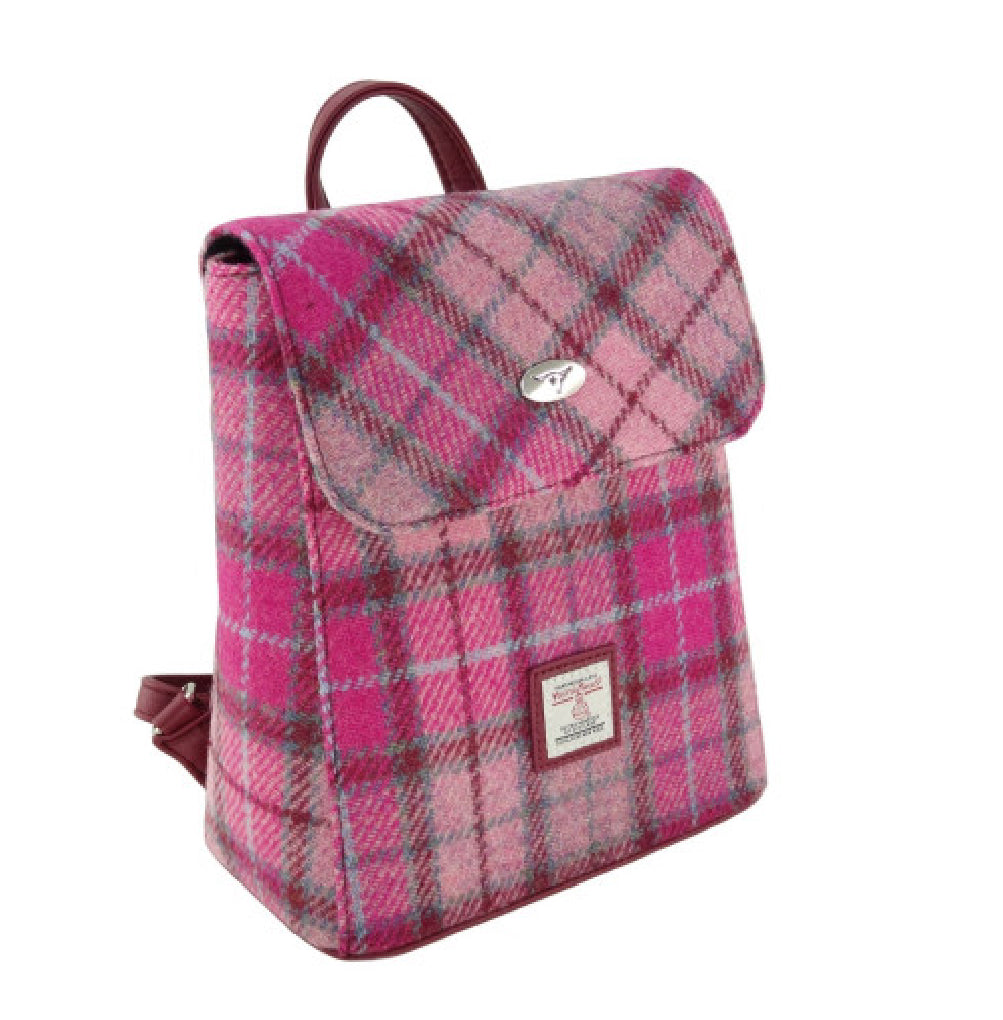 Tummel Mini Backpack with Harris Tweed - COL138 | Harris Tweed Scotland