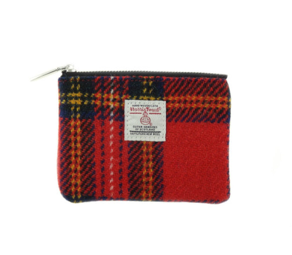Harris Tweed 'Eriskay' Small Zip Pouch - COL24