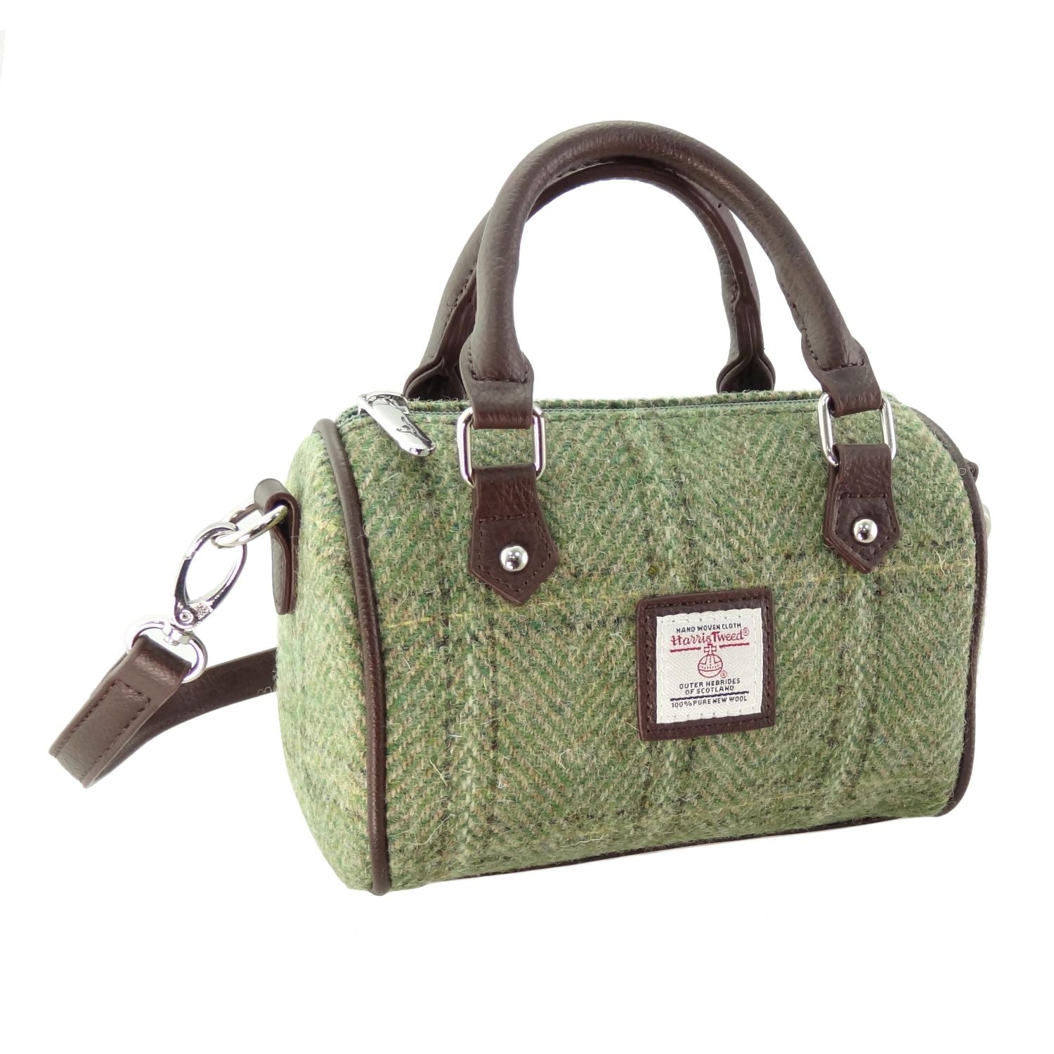 Kilbride Mini Bowling Bag with Shoulder Strap & Harris Tweed COL153 | Harris Tweed Scotland