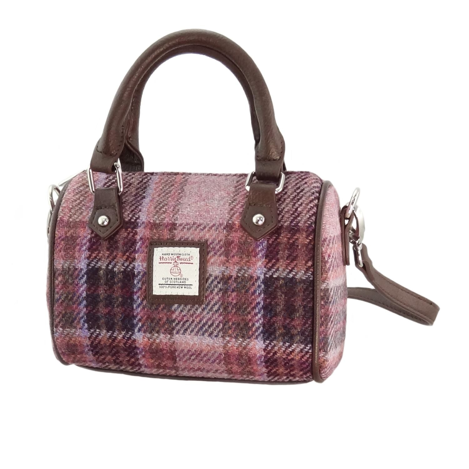 Kilbride Mini Bowling Bag with Shoulder Strap & Harris Tweed COL154 | Harris Tweed Scotland