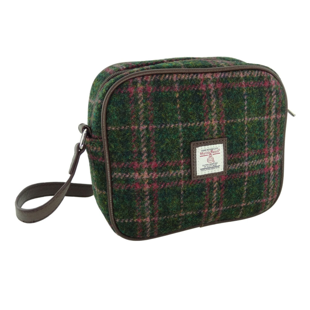 Harris Tweed Almond Square Mini Handbag - COL107 | Harris Tweed Scotland