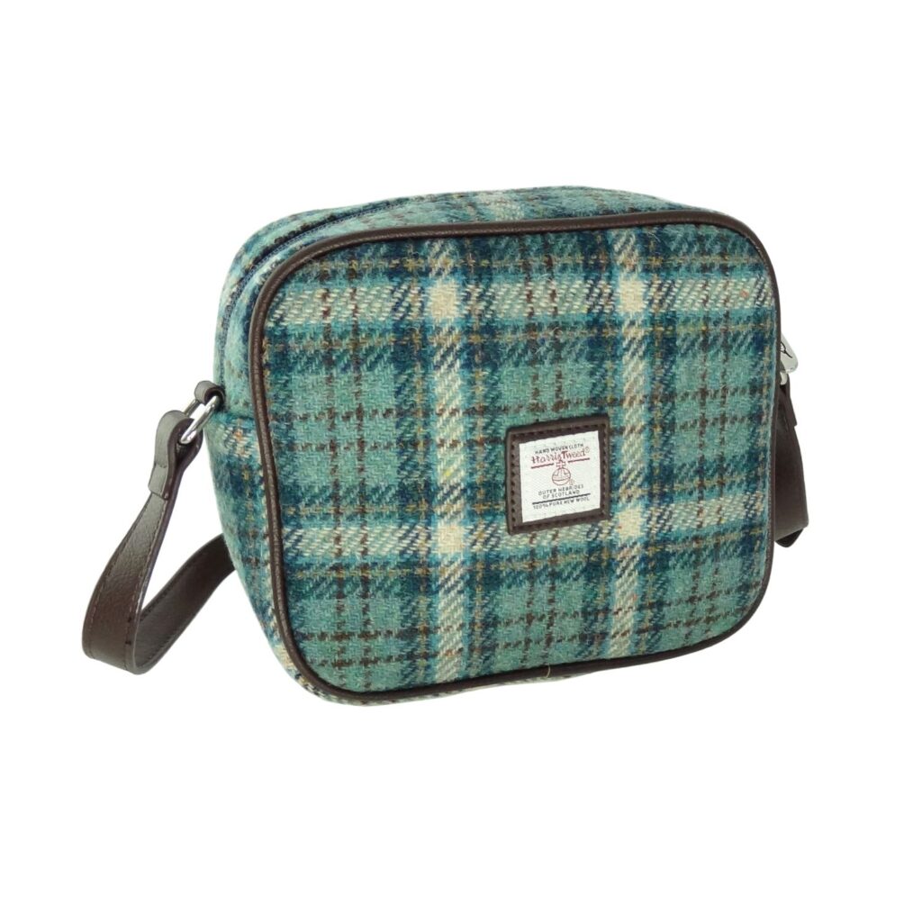 Harris Tweed Almond Square Mini Handbag - COL121 | Harris Tweed Scotland