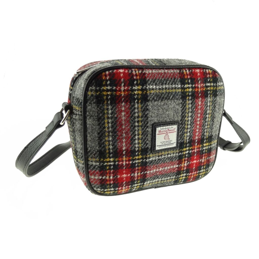Harris Tweed Almond Square Mini Handbag - COL96 | Harris Tweed Scotland