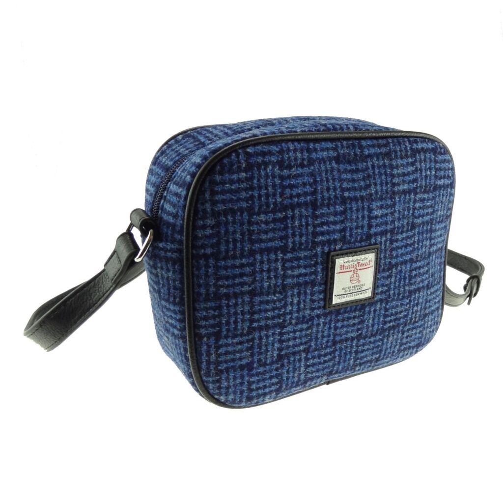 Harris Tweed Almond Square Mini Handbag - COL97