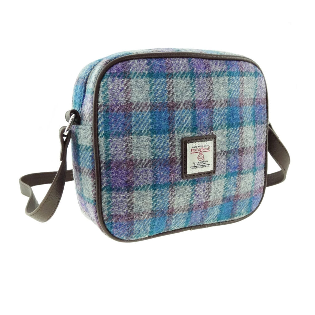Harris Tweed Almond Square Mini Handbag - COL98 | Harris Tweed Scotland