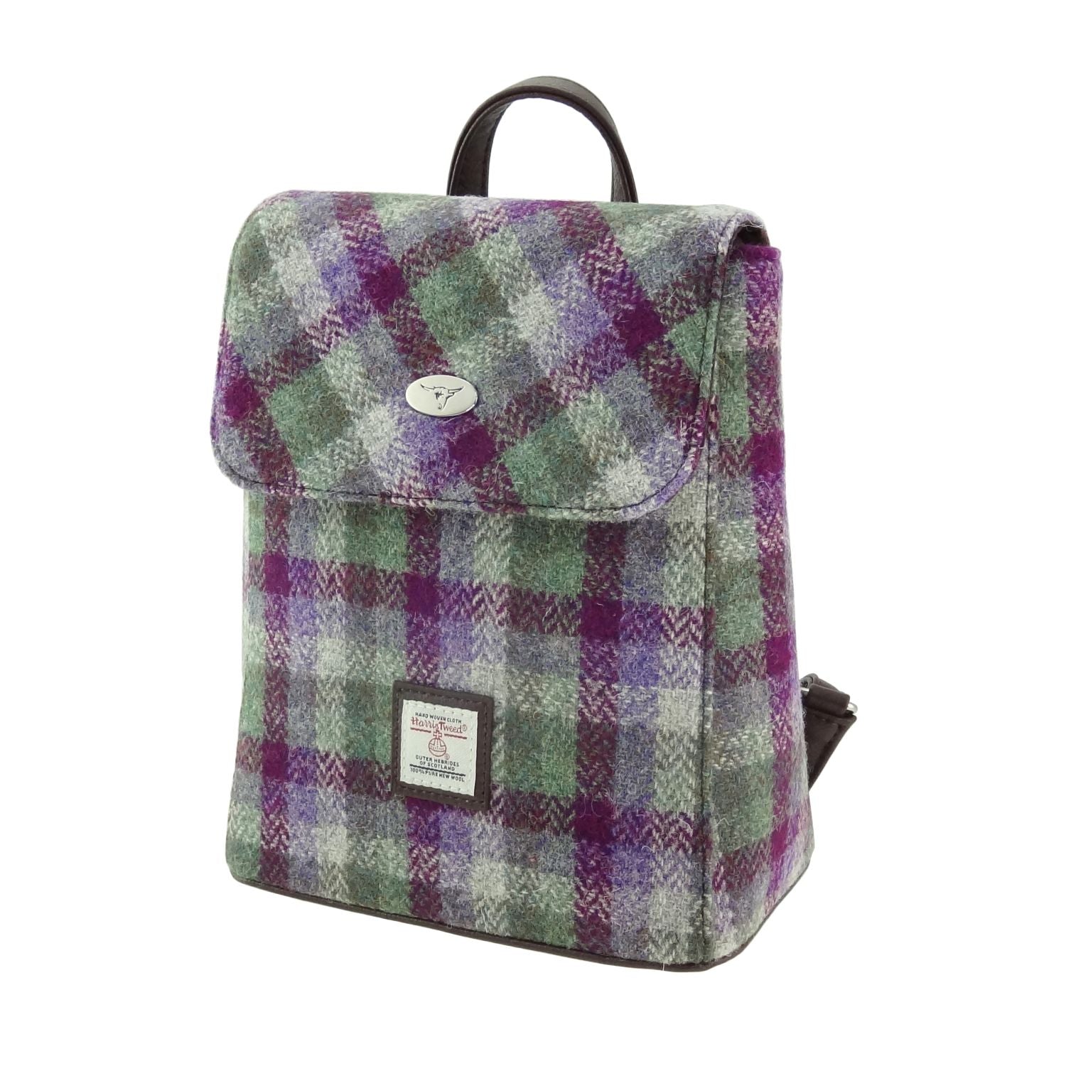 Tummel Mini Backpack with Harris Tweed - COL133 | Harris Tweed Scotland