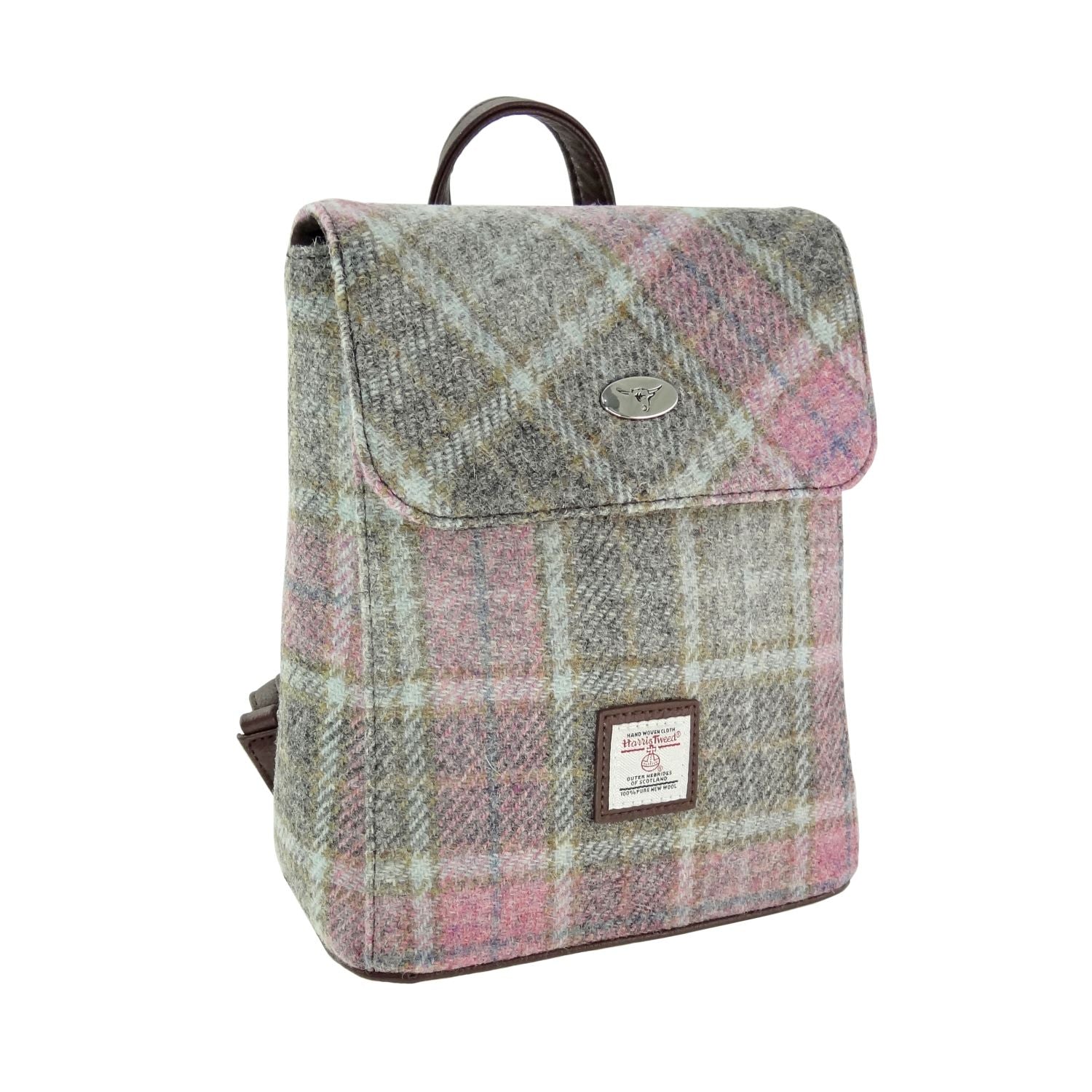 Tummel Mini Backpack with Harris Tweed - COL134 | Harris Tweed Scotland