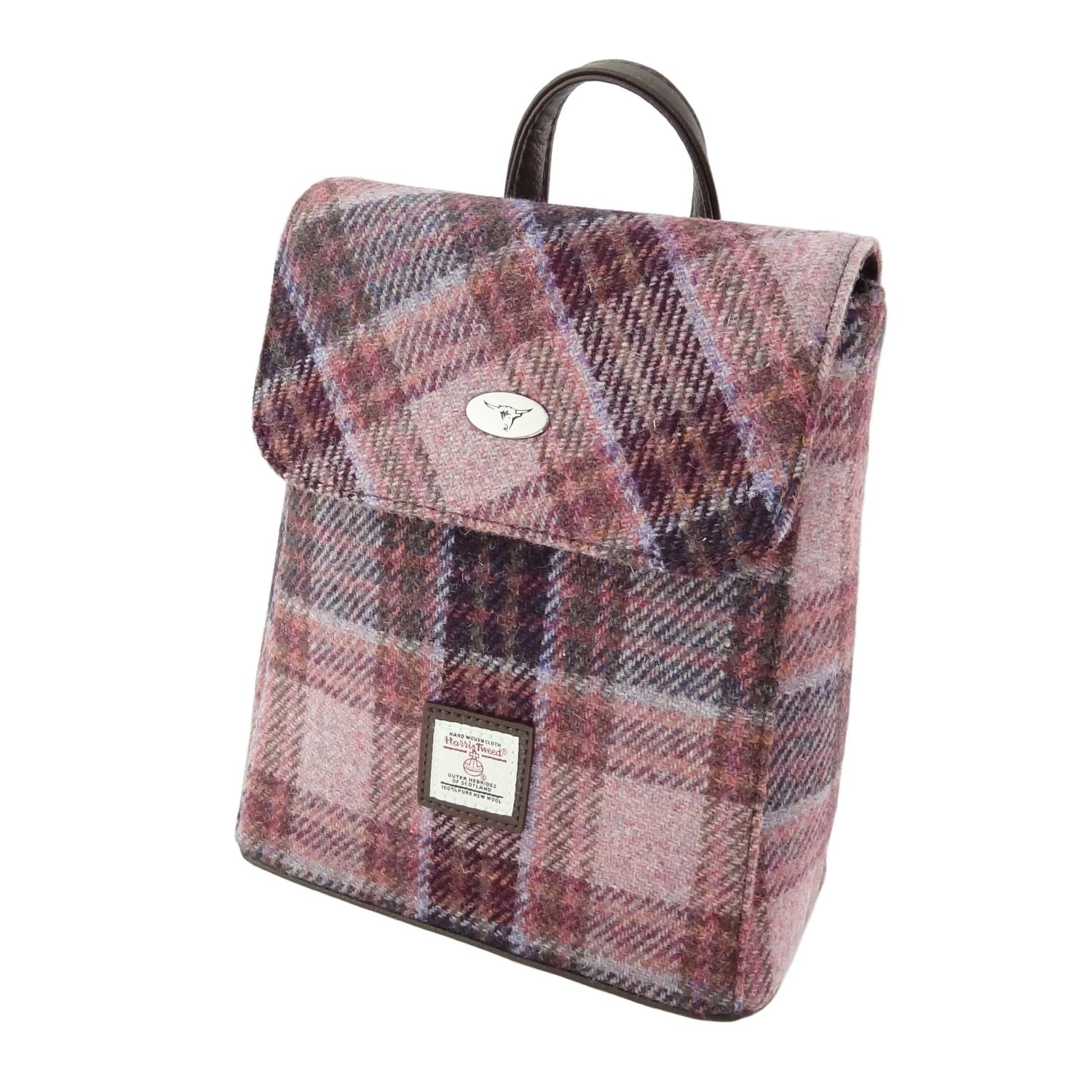 Tummel Mini Backpack with Harris Tweed COL154 | Harris Tweed Scotland