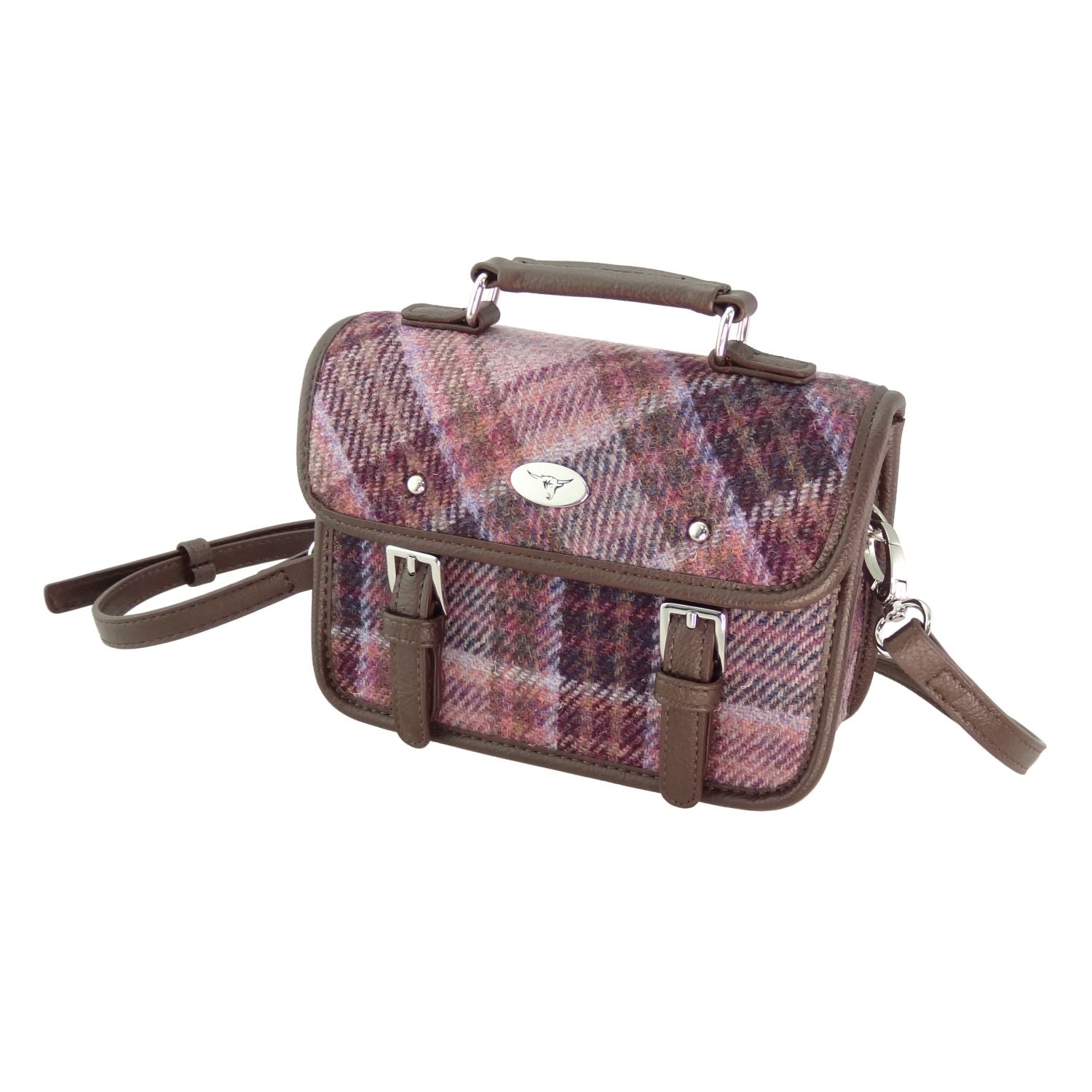 Harris Tweed Bervie Mini Satchel | Harris Tweed Scotland
