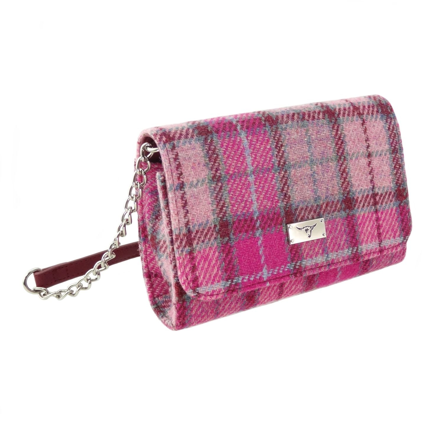 Harris Tweed Strathy Wallet Shoulder Bag - COL138 | Harris Tweed Scotland
