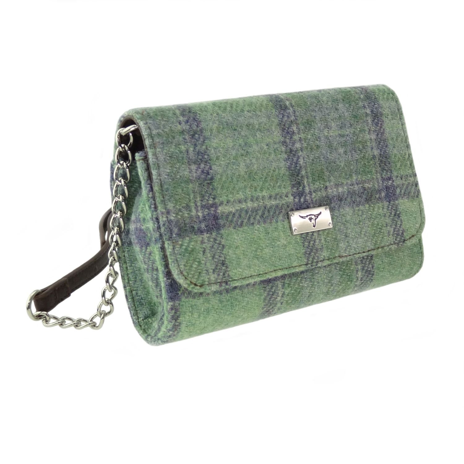 Harris Tweed Strathy Wallet Shoulder Bag - COL139 | Harris Tweed Scotland
