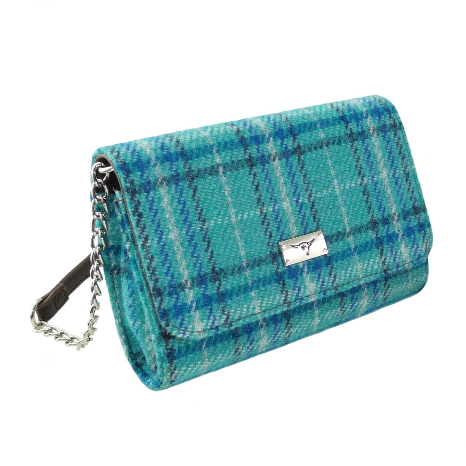 Harris Tweed Strathy Wallet Shoulder Bag - COL145 | Harris Tweed Scotland
