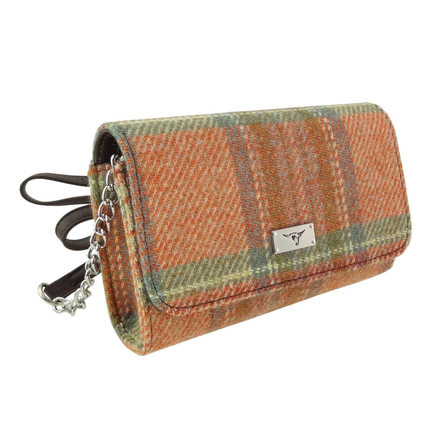 Harris Tweed Strathy Wallet Shoulder Bag - COL148 | Harris Tweed Scotland