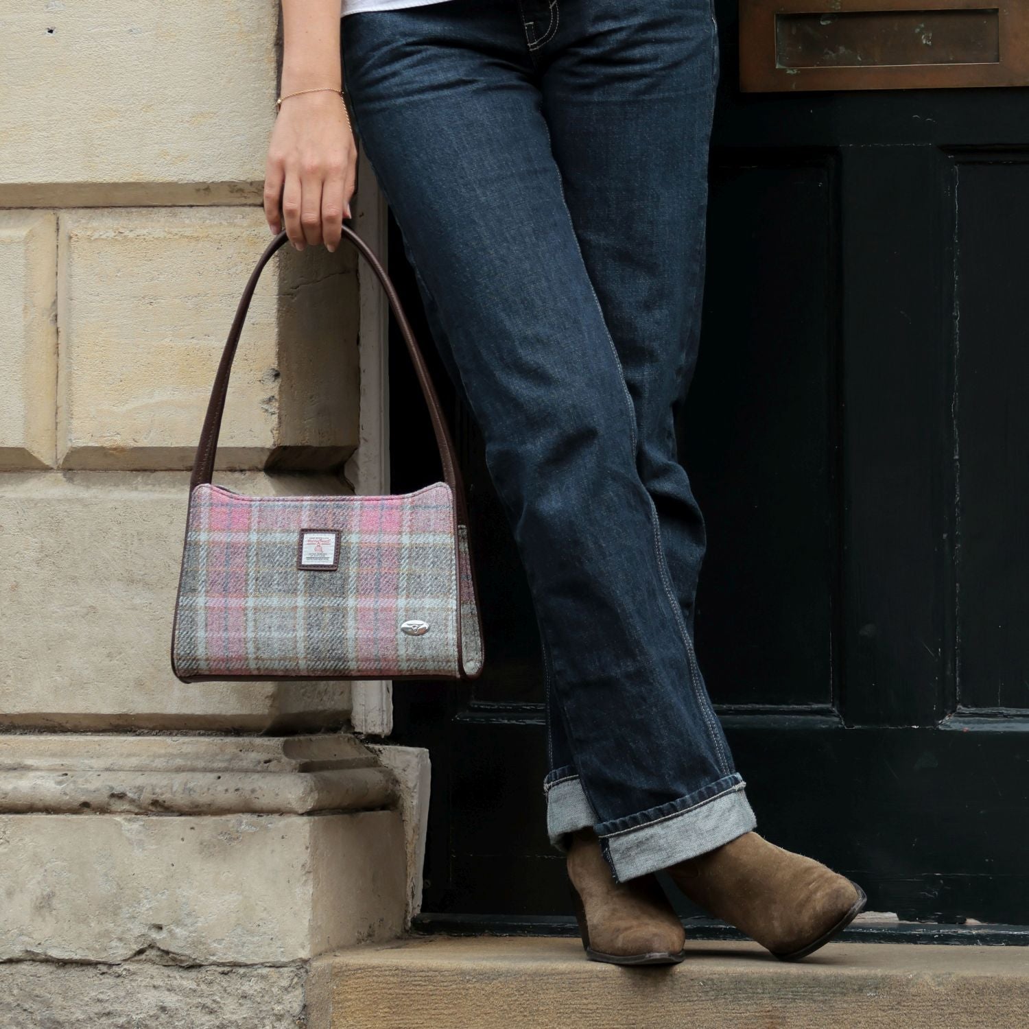 Harris Tweed Fiddich Small Handbag - COL148 – Image 2 | Harris Tweed Scotland