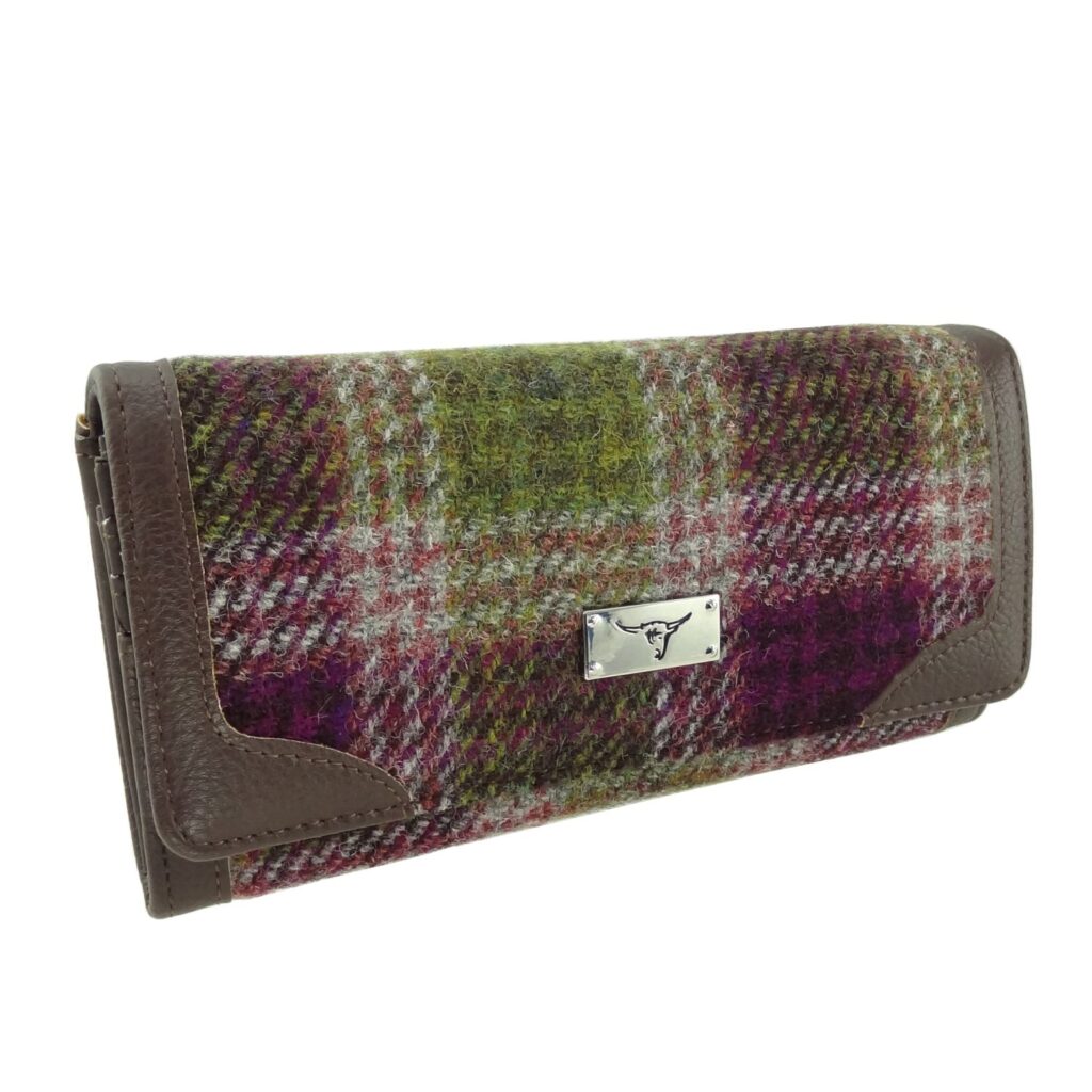 Harris Tweed Bute Long Purse - COL125 | Harris Tweed Scotland