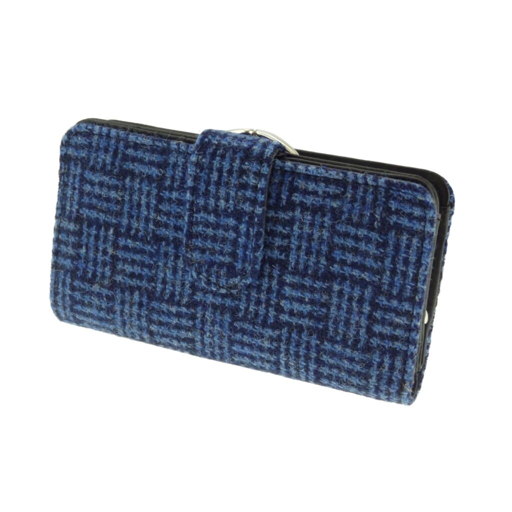 Harris Tweed Iona Long Clasp Purse - COL97
