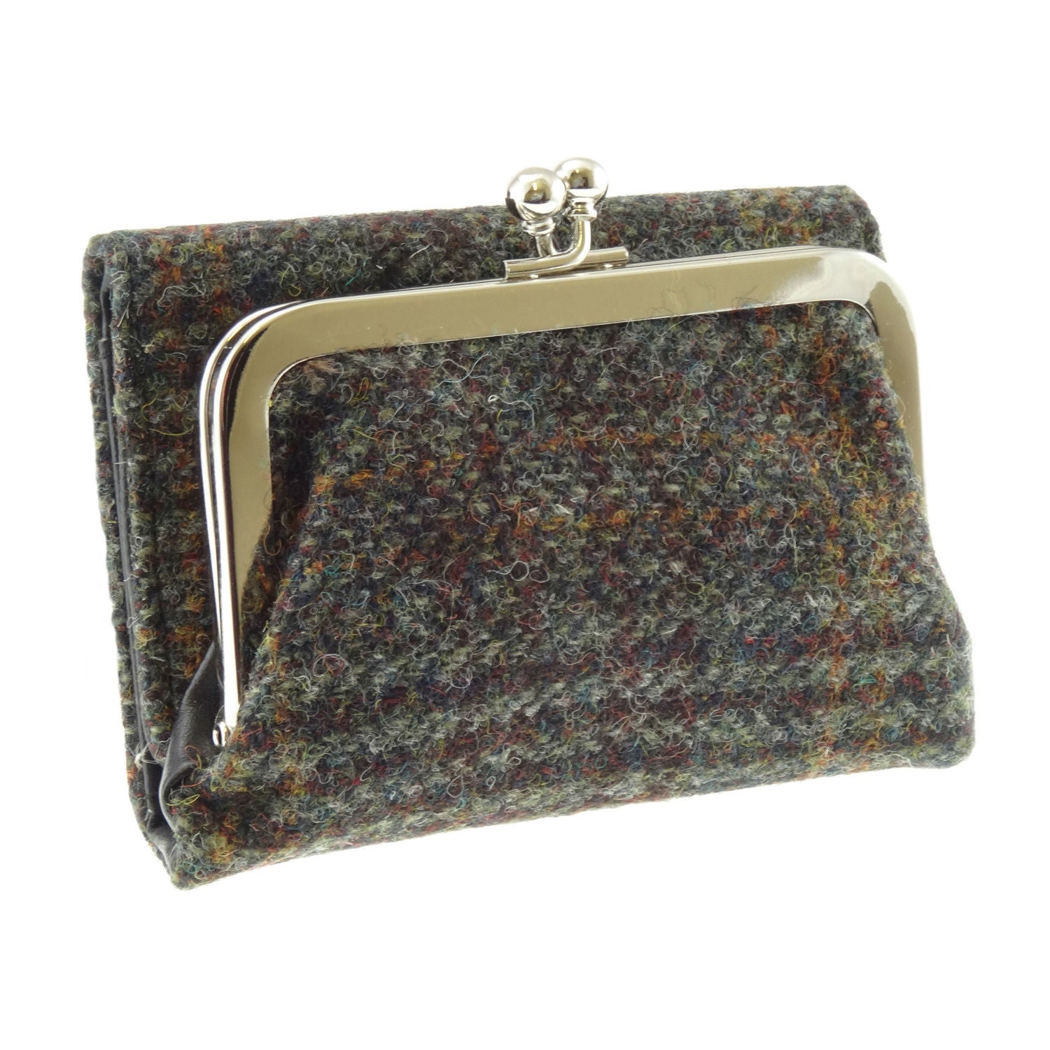 Harris Tweed Rhum Clasp Purse/Wallet - COL28 | Harris Tweed Scotland