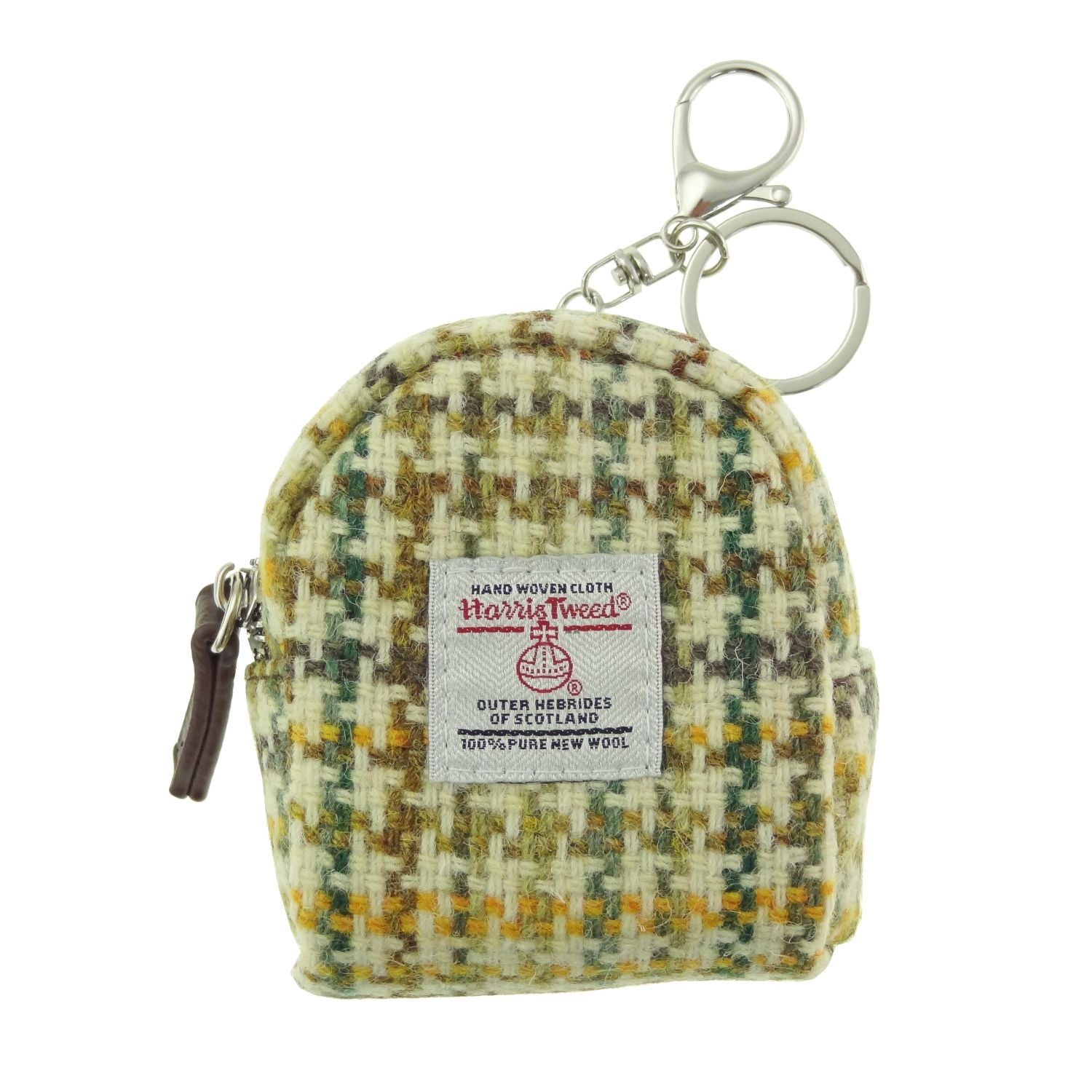 Glen Appin Cava Harris Tweed Bag Charm - COL149 | Harris Tweed Scotland