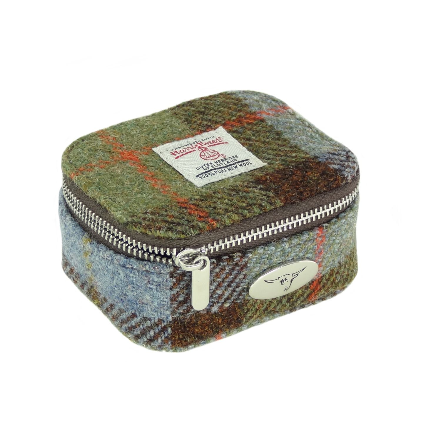 Harris Tweed Jewellery Box in (MacLeod Tartan)