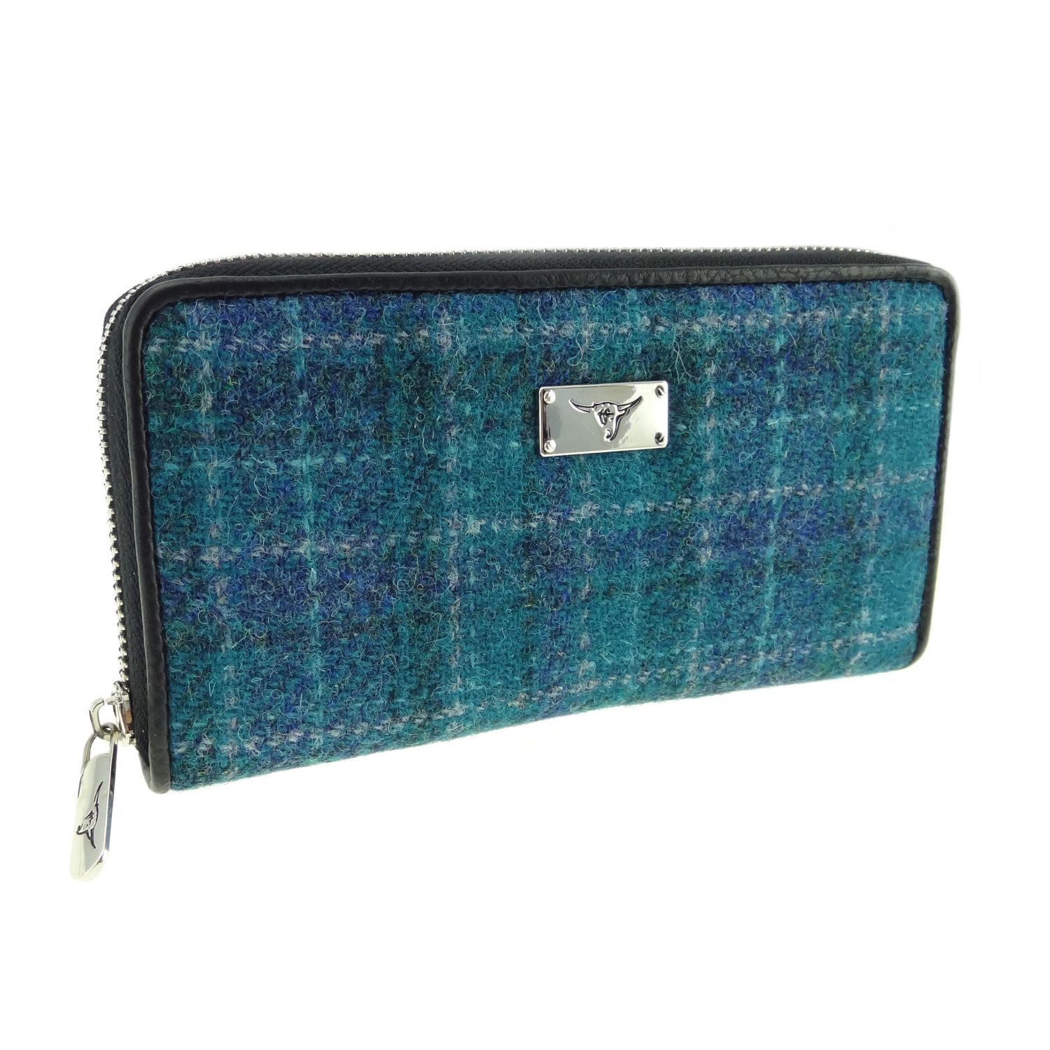 Harris Tweed Staffa Long Zip Purse - COL92
