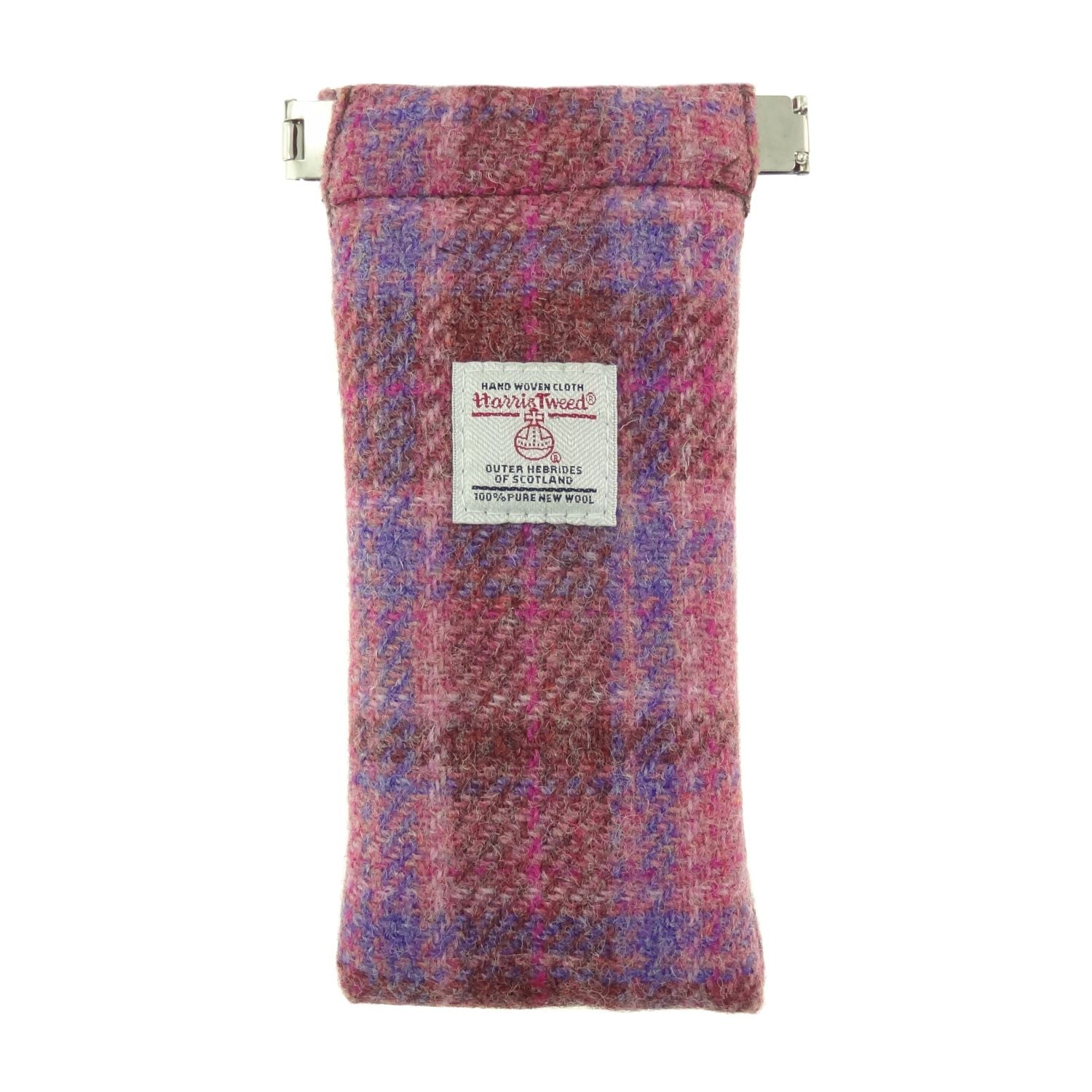 Harris Tweed Purple & Pink Glasses Case - COL103