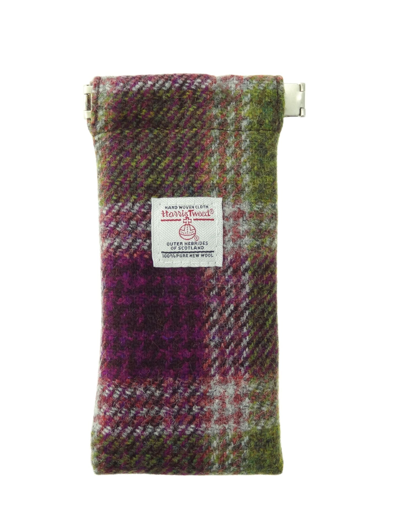 Harris Tweed Glasses Case Purple & Green - COL125