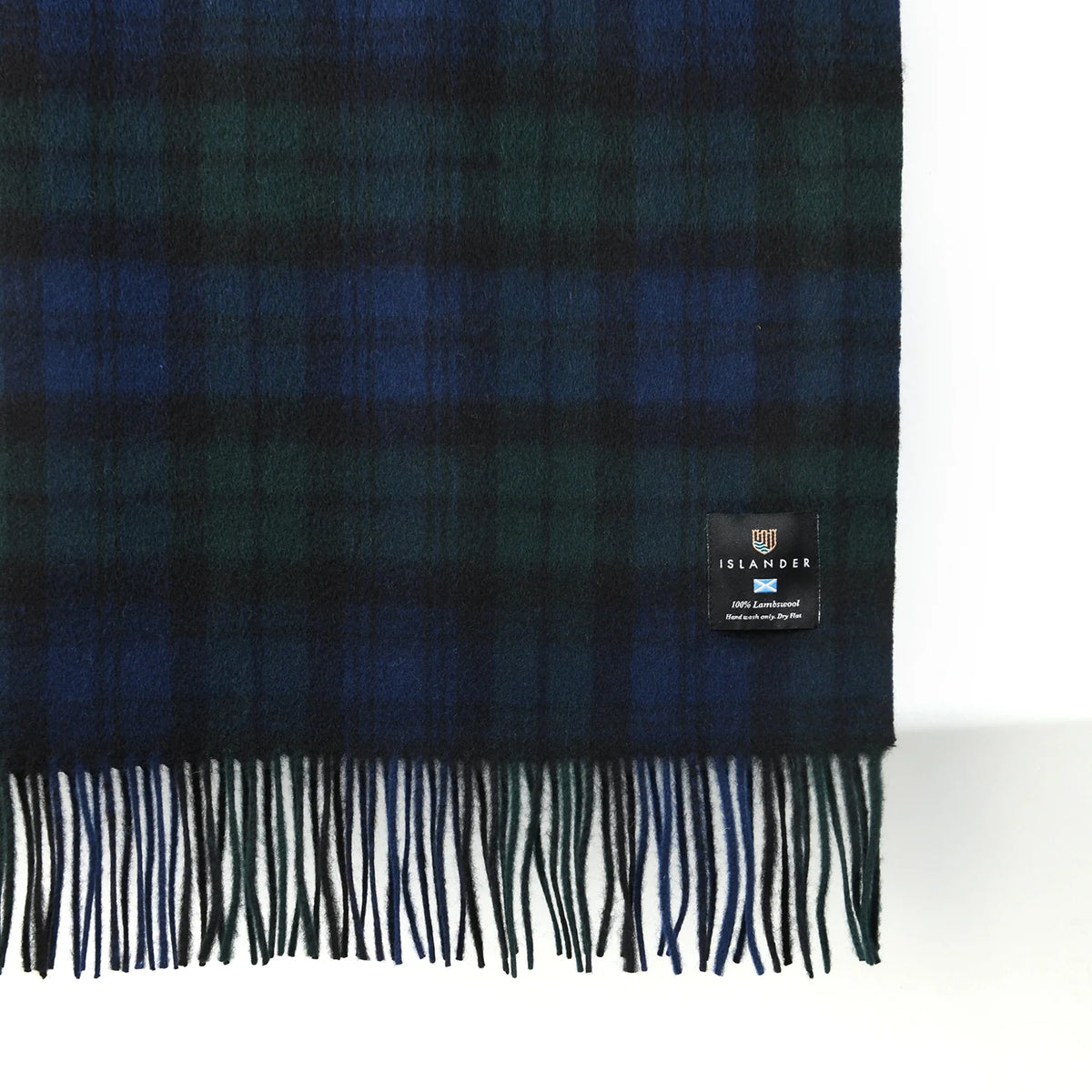 Islander Lambswool Blanket (Black Watch)