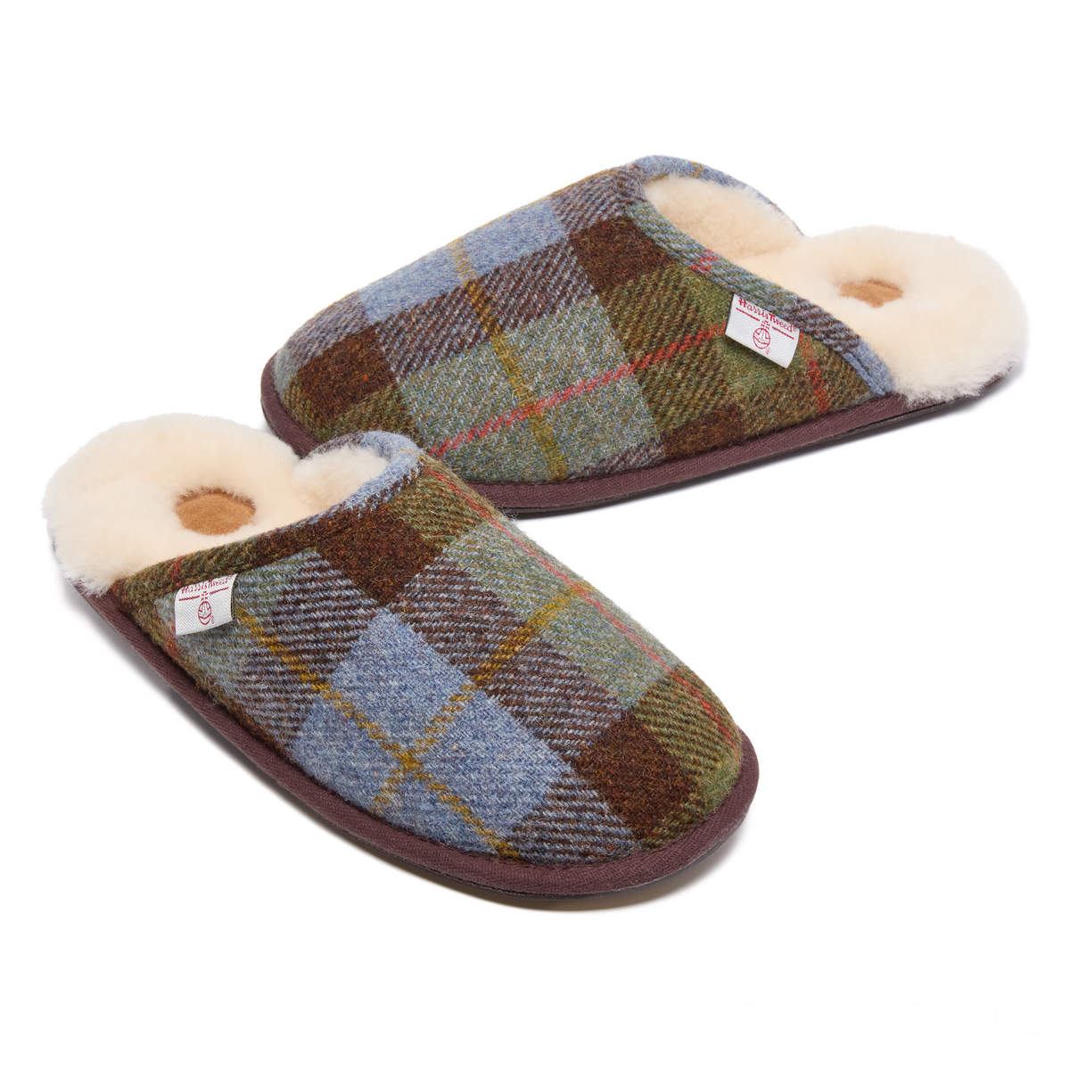 William Men's Harris Tweed Mule (Macleod Tartan)