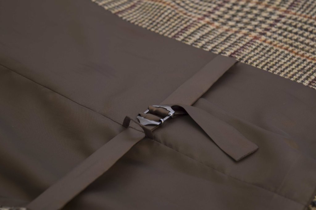 Men's Desert Tan Harris Tweed Overcheck Country Waistcoat