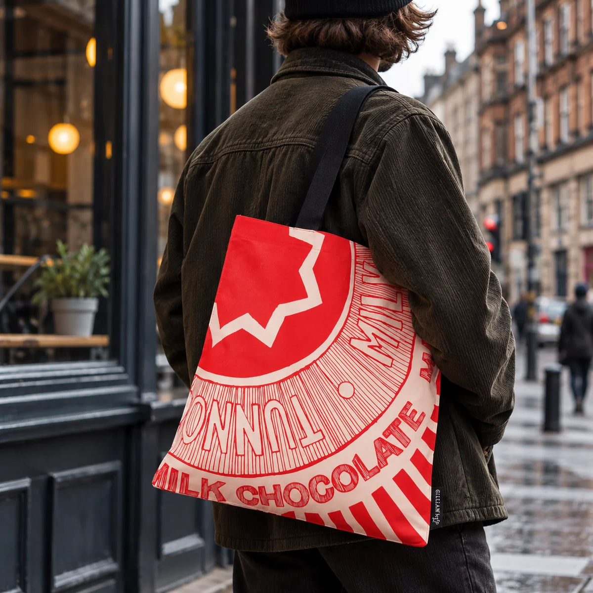 Tunnock’s Tea Cake Canvas Tote Bag – Made in the UK