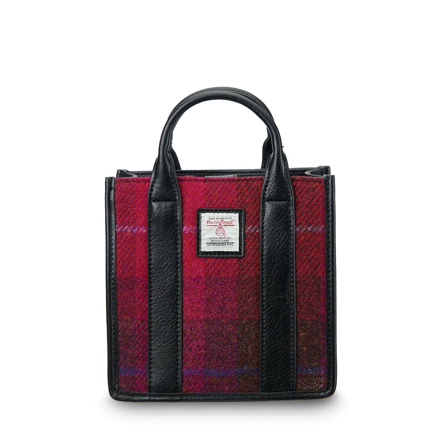 Islander Medium Tobi Tote with Matching Purse - Fuchsia Tartan