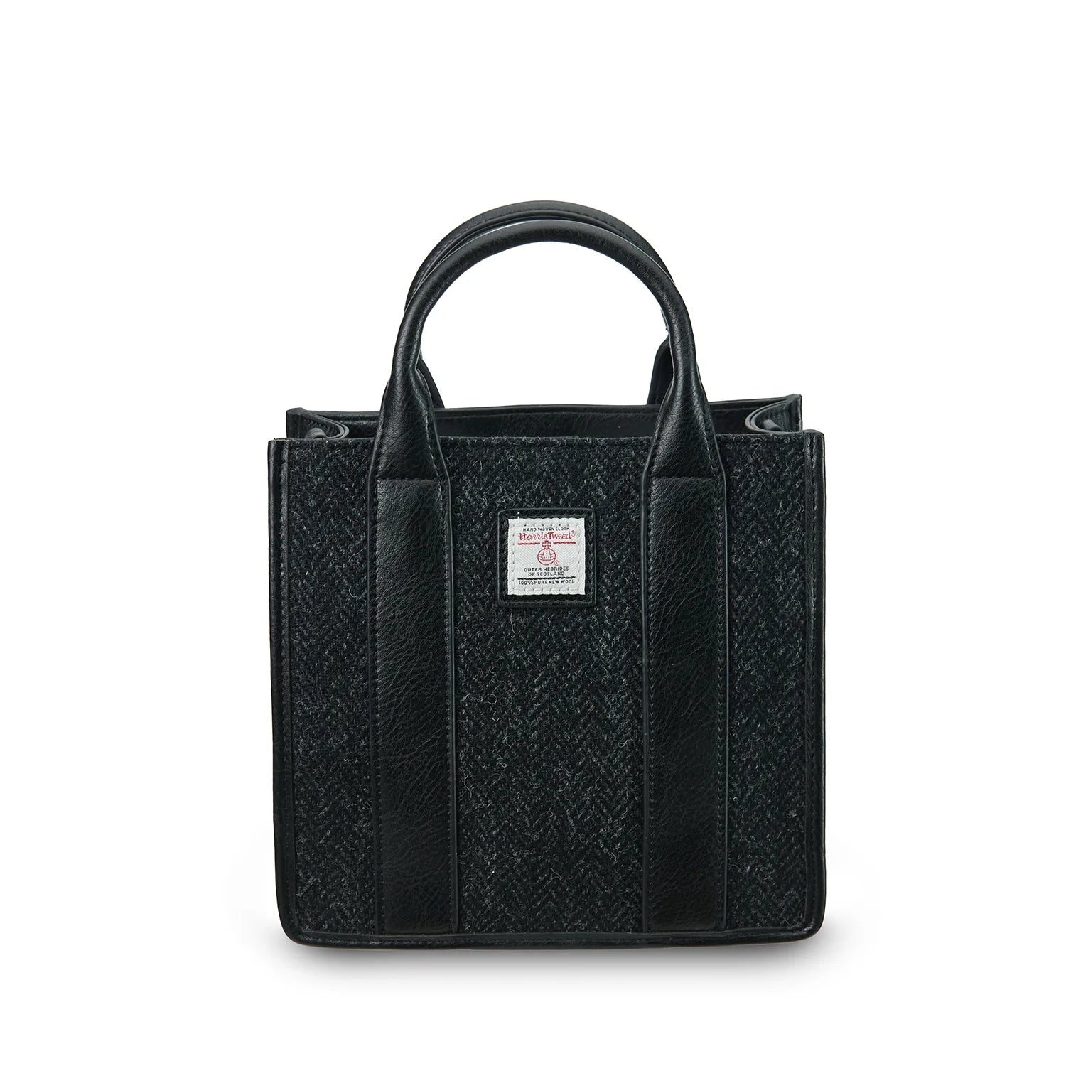 Islander Medium Tobi Tote with Matching Purse - Black Herringbone
