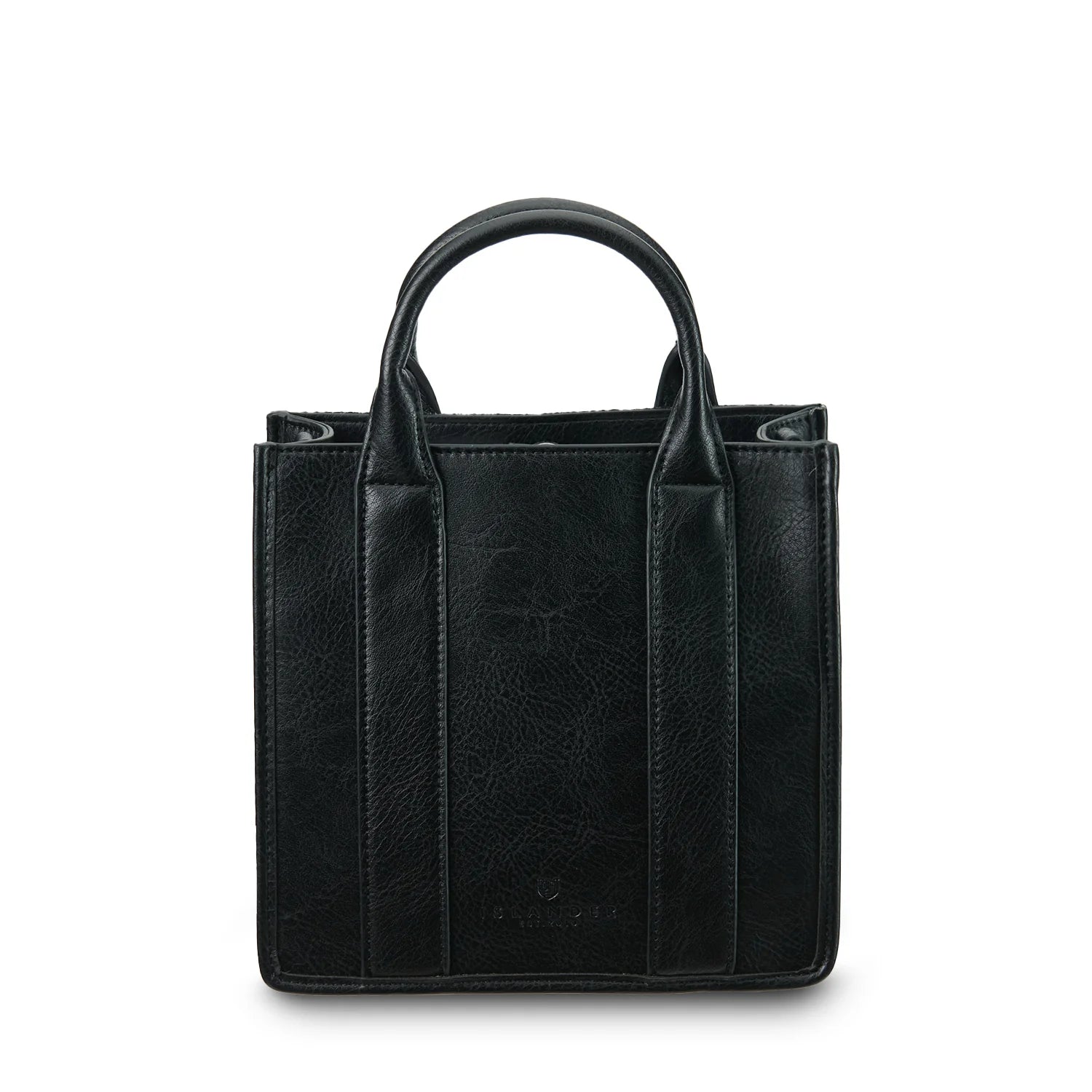 Islander Medium Tobi Tote with Matching Purse - Black Herringbone